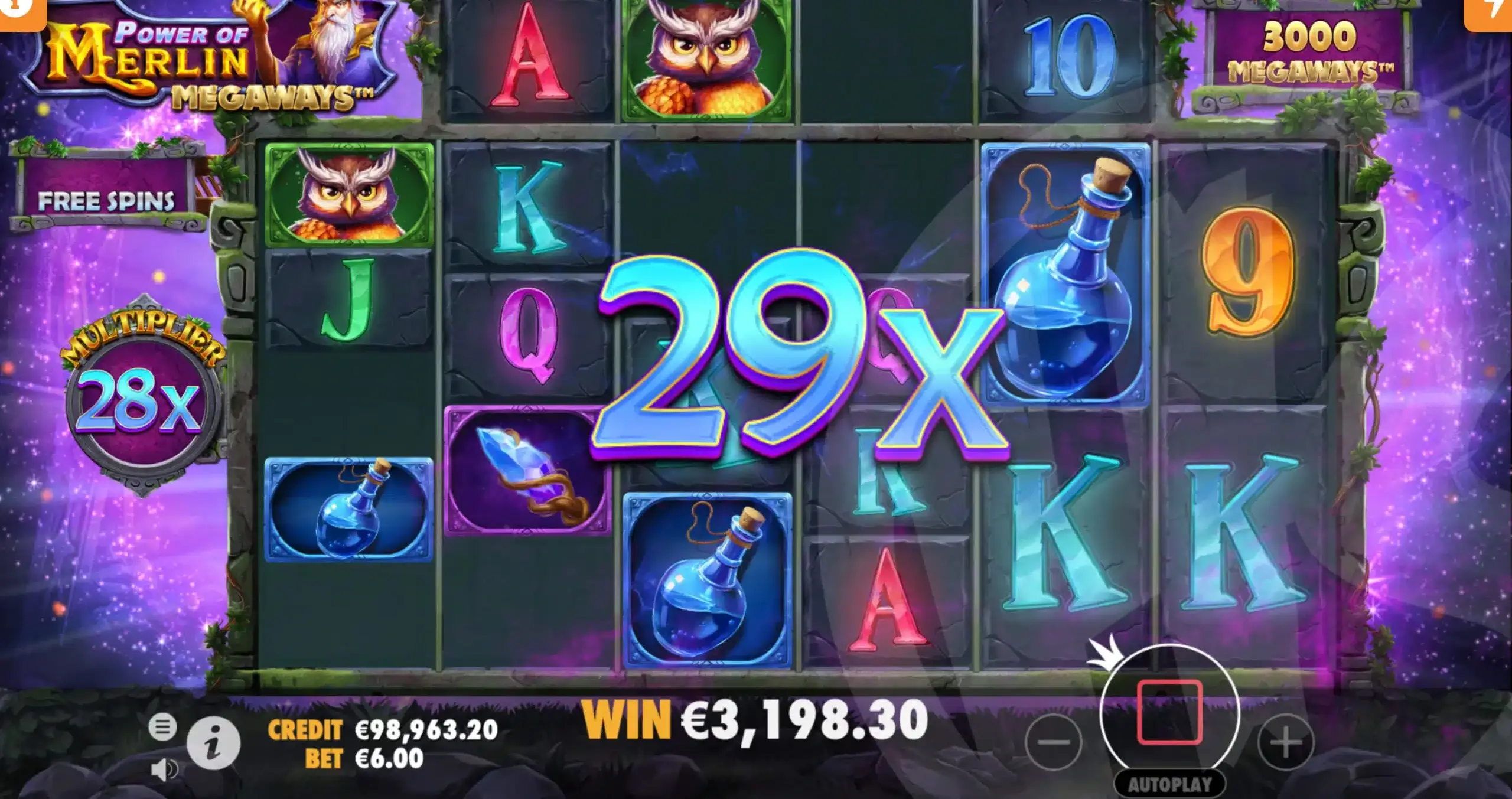 Screenshot of Fangtastic Freespins